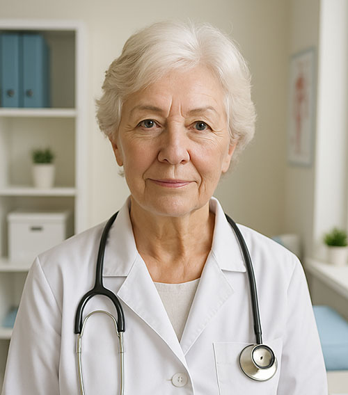 Eine Verkehrsmedizinerin wartet auf den nächsten Klient bei der MPU.