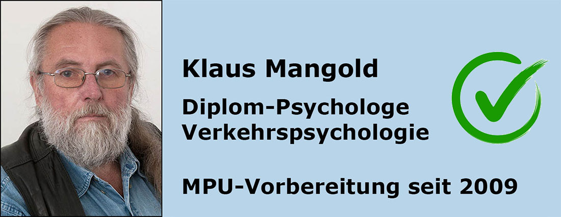 Klaus Mangold - MPU-Experte und Diplom-Psychologe