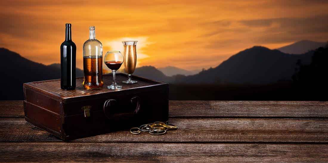 Szene zum Thema Alkohol